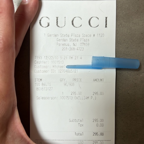 Gucci Canvas Belt - Picture 5 of 11